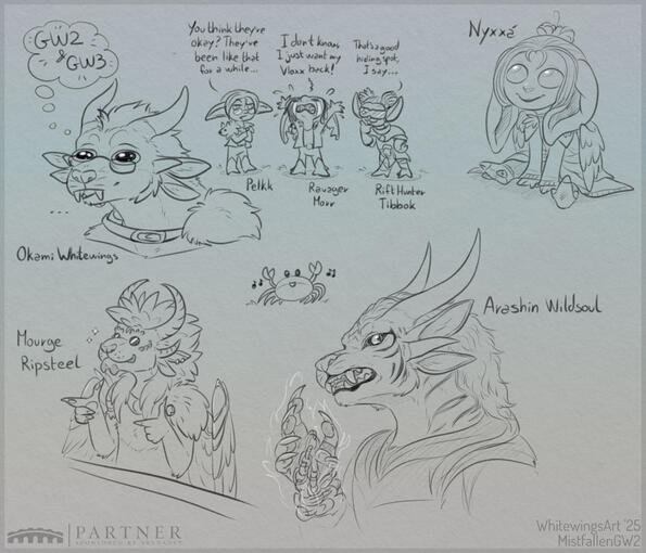 Mini - Assorted - Lines [Bottom right is a rough sketch]