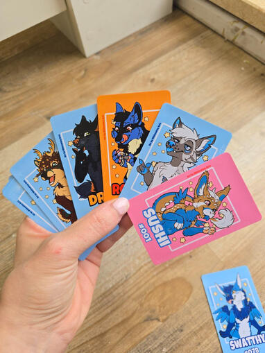 Printed family badges