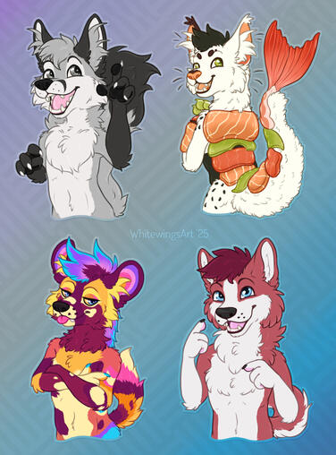 Some family badges done in 2025