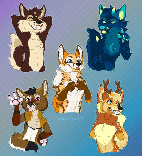 Some family badges done in 2025